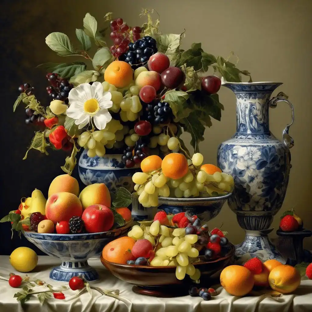 Fruit still life – Helen Augusta Hamburger