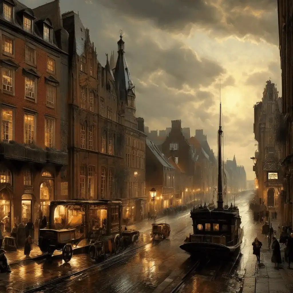 Westphalian landscape – Andreas Achenbach