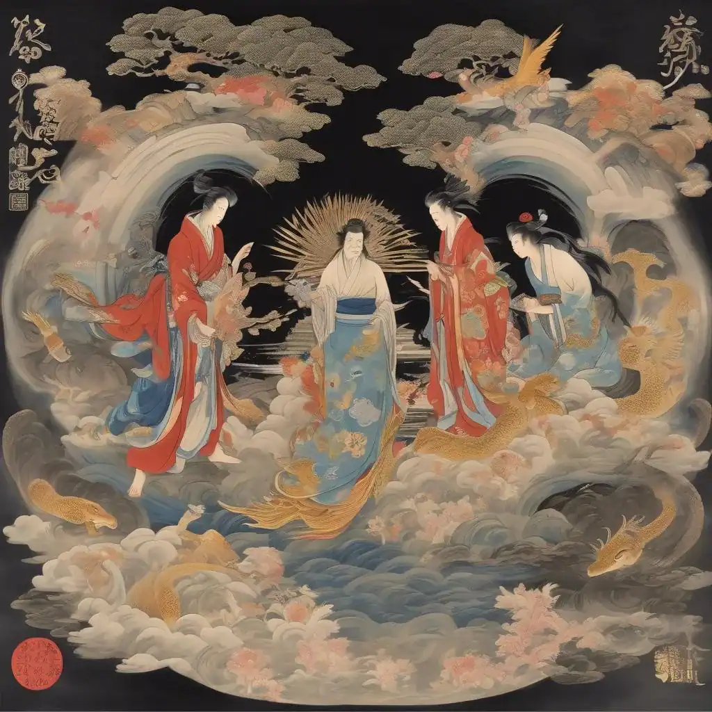 Seven Gods of Good Fortune – Hakuin Ekaku